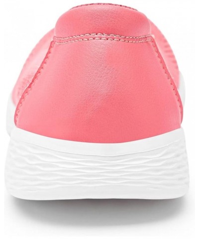 Women's Flats Casual Shoes Slip on Walking Shoes-Lightweight Low-Top Knit Loafer Sneaker 826a/Coral Red $11.60 Athletic Shoes