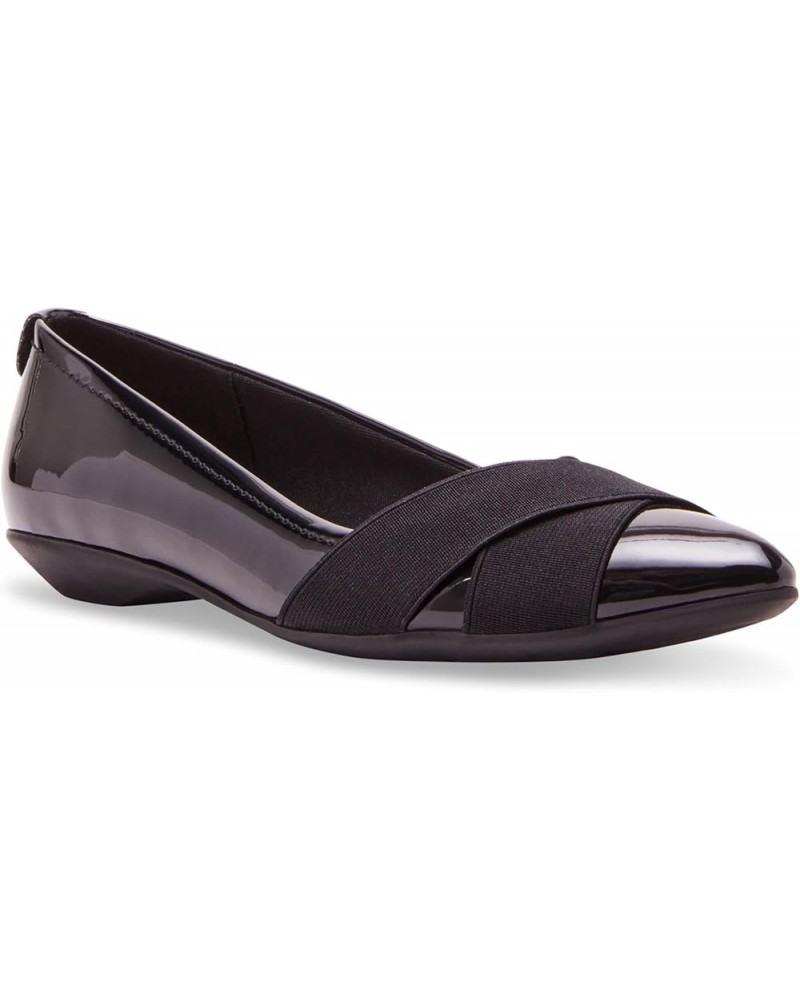 Women's Oalise Ballet Flat Black Patent $34.04 Flats