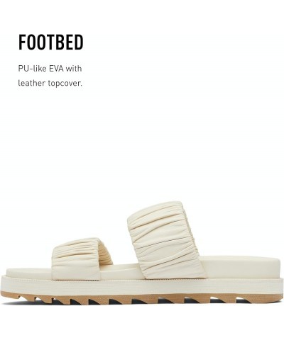 Women's Roaming Two Strap Slide Sandals Chalk, Gum 17 $50.54 Sandals