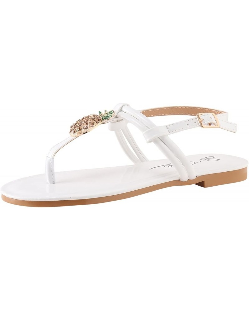 Women's Two Band Sandal Strappy Lace-Up Open Toe Two Strap High Heeled Sandal Holiday Lightweight Sandals Shoes White $11.99 ...