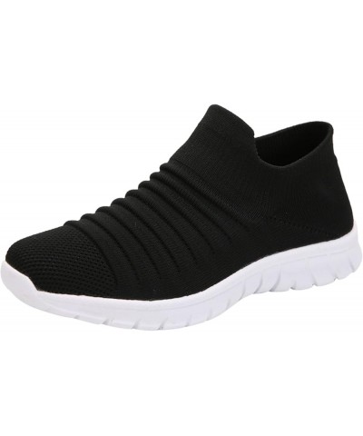 Sneakers for Women Breathable Sneakers Canvas Sneakers Slip On Athletic Trainers B-2 $14.77 Athletic Shoes