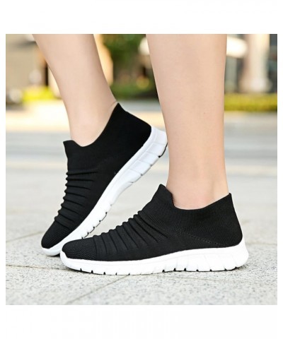 Sneakers for Women Breathable Sneakers Canvas Sneakers Slip On Athletic Trainers B-2 $14.77 Athletic Shoes