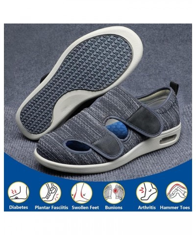 Womens Men Stylish Diabetic Shoes,Summer Wide Width Elderly Diabetic Shoes, Adjustable Closure Swollen Feet Walking Sandals E...