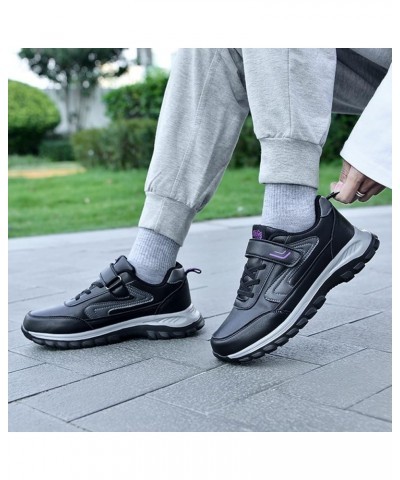 Women Walking Sneakers Athletic Training Shoes Work Sneakers for Women Slip On Flats Shoes B-purple $23.47 Fashion Sneakers