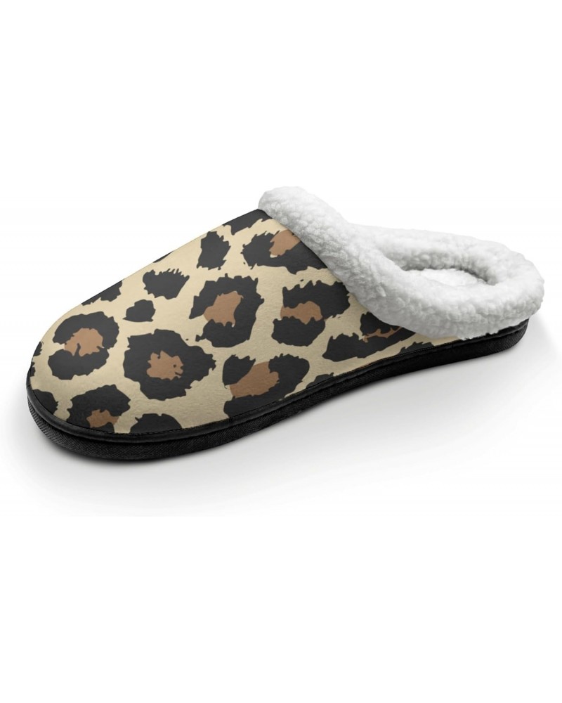 Kawaii Slipper Leopard print Slipper animal skin Funny Slippers for Men Clog Slipper for Mens Hard Soled House Slippers Funny...