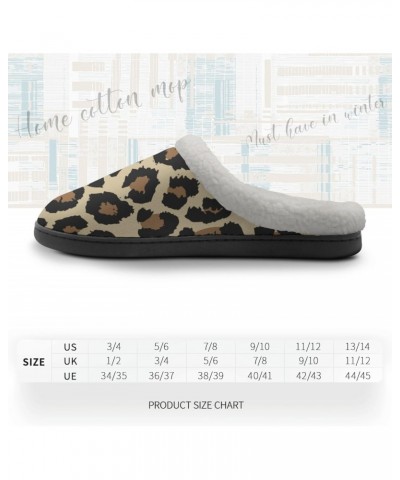 Kawaii Slipper Leopard print Slipper animal skin Funny Slippers for Men Clog Slipper for Mens Hard Soled House Slippers Funny...