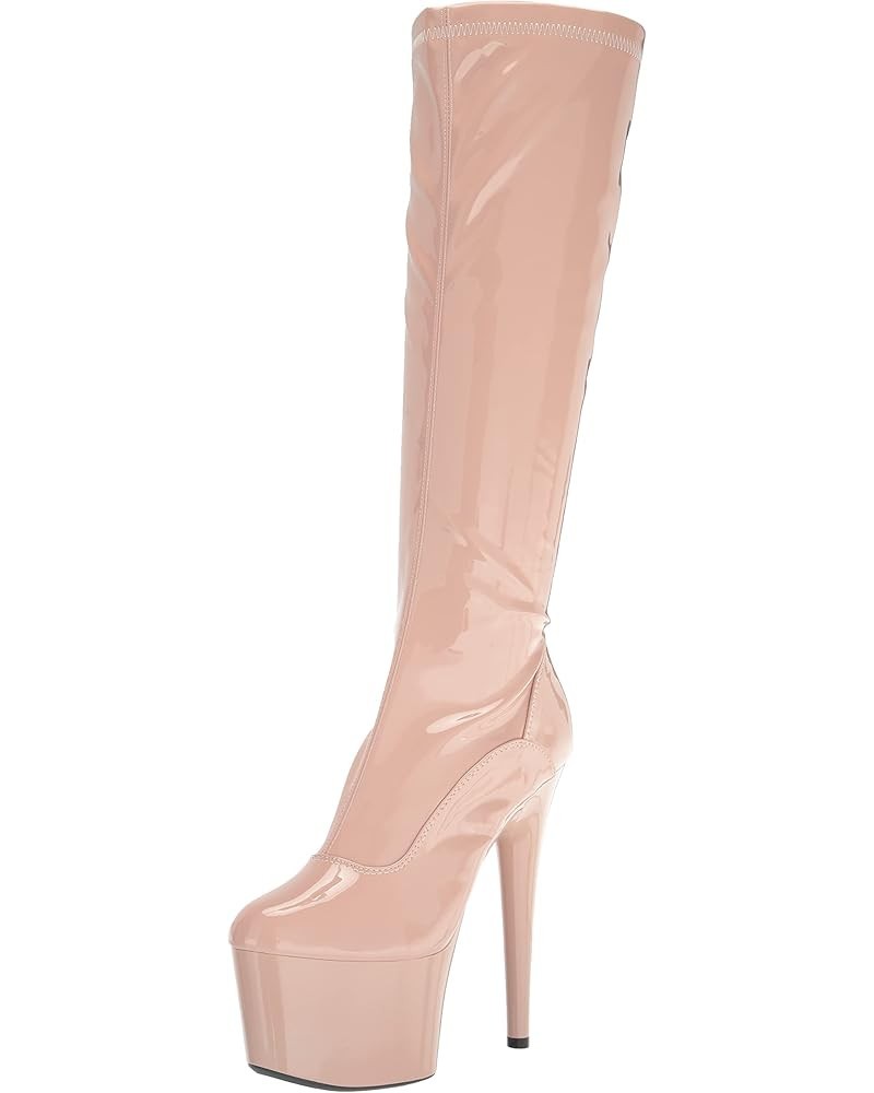 Women's 709-zemma Knee High Boot Nude $34.58 Boots