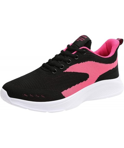 Women Platform Sandals Orthopedic Slip-on Walking Shoes Fashion Flat Casual Shoes Black Sneakers for Women Z 12-hot Pink $24....