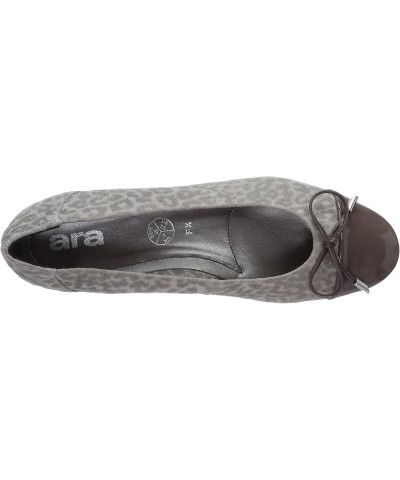 Women's Grigio Leoskin Grey Patent Bria Ballet Flats US 10M $50.34 Flats