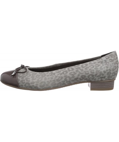 Women's Grigio Leoskin Grey Patent Bria Ballet Flats US 10M $50.34 Flats