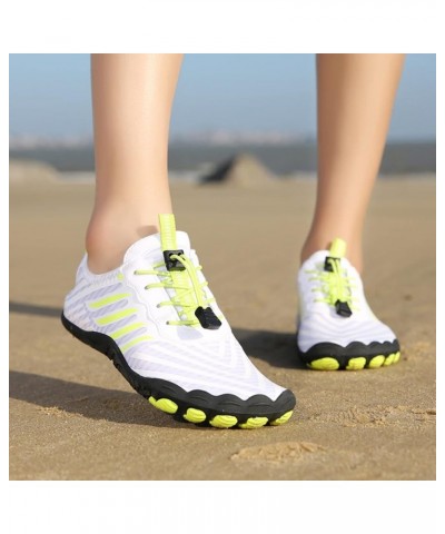 Women Summer Water Shoes Men and Women Quick Drying Shoes Hiking Swimming Diving Shoes Tracing Shoes Elastic Lace Up Stripes ...