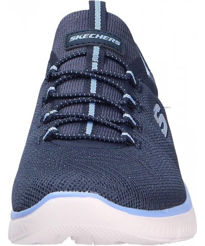 womens Summits Navy Blue $32.45 Fashion Sneakers