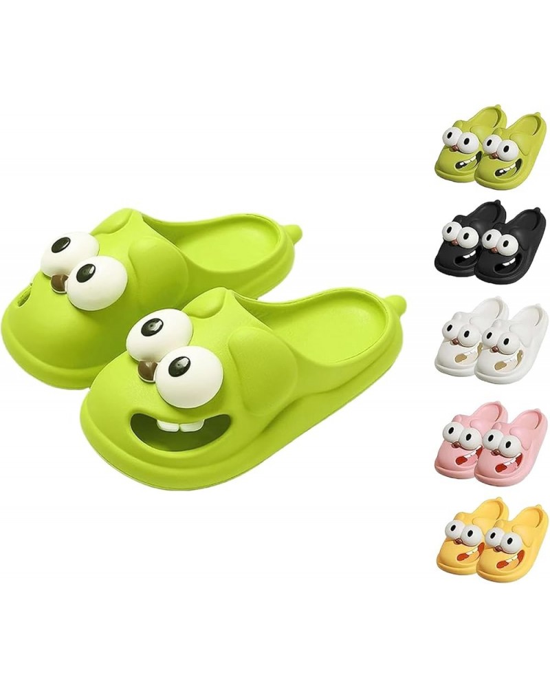 Tongue Kiss Slippers, Big Eye Dog Slipper - Women's Cartoon Dog Slippers, Cute Funny 3d Big Eye Dog Fun Cartoon Package Head ...