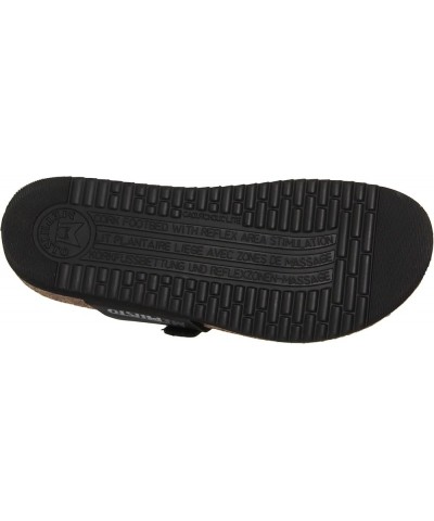 Women's Helen Thong Sandals Black Nubuck $54.10 Sandals