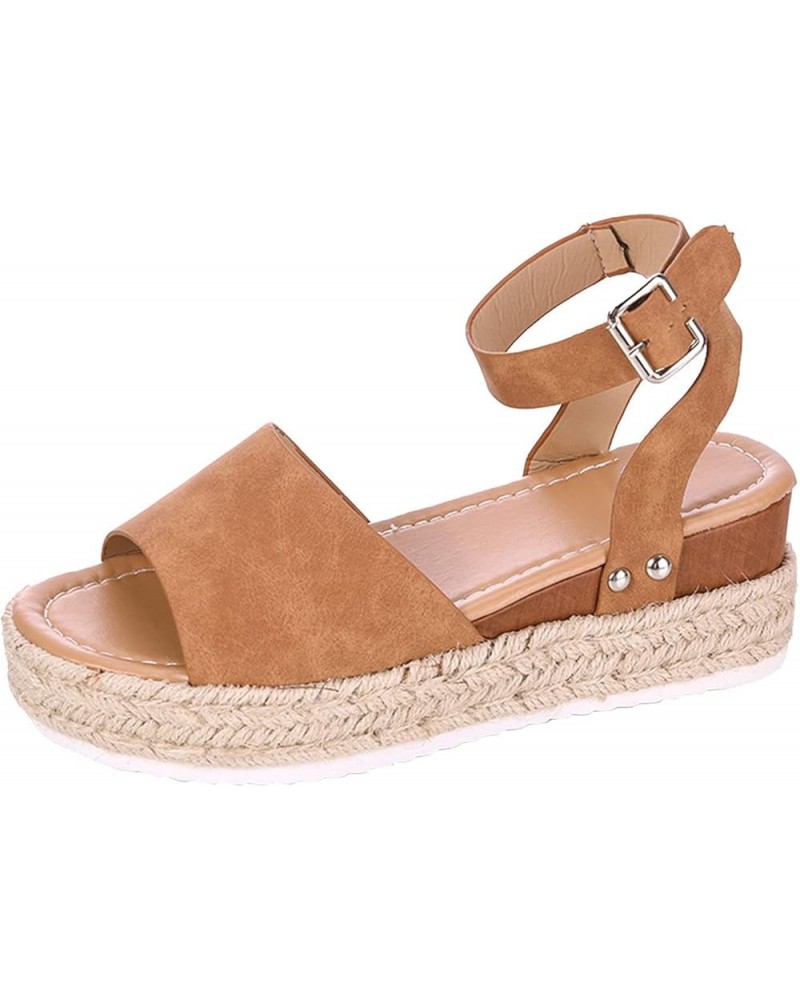 Sport Sandals For Women Flats Shoes Sandals Women Sandals Sport Sandals For Women Wedge Sandals For Women Flip Flops F I-brow...