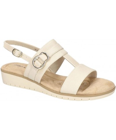 Women's Caddo Wedge Sandal Bone Snake $16.86 Sandals