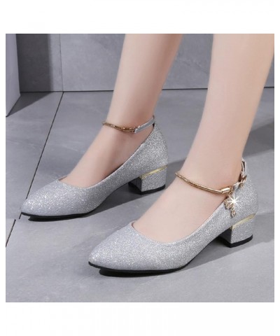 Bohemian Heels Ladies Women Sandals Fashion High Single Crystal Shoes Women's high Heels Women High Heel Shoes Open Toe (Blac...