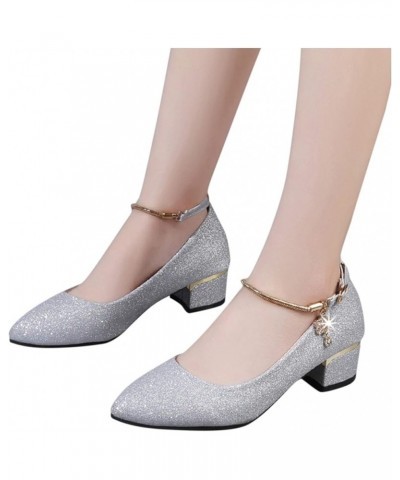 Bohemian Heels Ladies Women Sandals Fashion High Single Crystal Shoes Women's high Heels Women High Heel Shoes Open Toe (Blac...