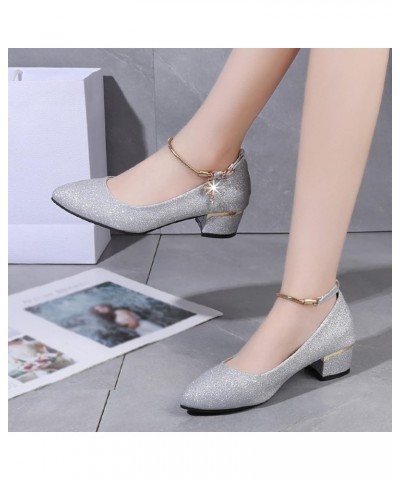 Bohemian Heels Ladies Women Sandals Fashion High Single Crystal Shoes Women's high Heels Women High Heel Shoes Open Toe (Blac...