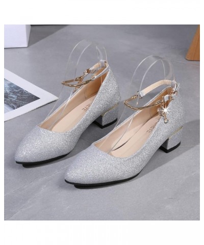 Bohemian Heels Ladies Women Sandals Fashion High Single Crystal Shoes Women's high Heels Women High Heel Shoes Open Toe (Blac...