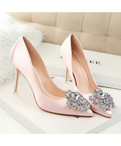 Women's Low Heel Pumps Sandals High Heels Sexy Dance Shoes Women's Latin Glitter Shoes Dance Shoes Women's 10 cm Pink $19.62 ...