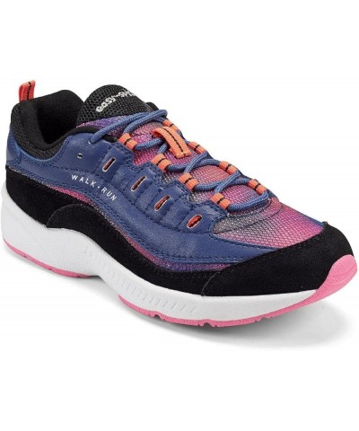 Womens Romy Leather Walking Shoes Black-blue-tie Dye-multi $25.44 Athletic Shoes