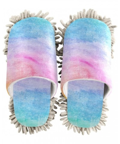 Mop Slippers Shoes, Unisex Cleaning House Slippers Spa Dusting Slippers M-L Multi 5 $12.64 Slippers