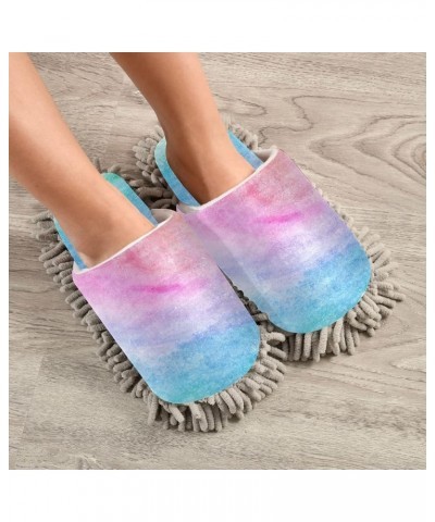 Mop Slippers Shoes, Unisex Cleaning House Slippers Spa Dusting Slippers M-L Multi 5 $12.64 Slippers