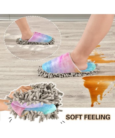 Mop Slippers Shoes, Unisex Cleaning House Slippers Spa Dusting Slippers M-L Multi 5 $12.64 Slippers