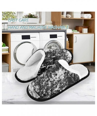 Unisex Slippers Fuzzy Feet Plush Cotton Slippers Anti-Slip Warm House Shoes M/L Multi 12 $14.99 Slippers