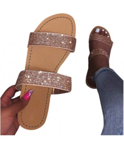 Slippers for Women Wide Width Gibobby 2019 Comfy Platform Sandals Shoes Summer Beach Travel Slipper Flip Flop Z4-gold $14.06 ...