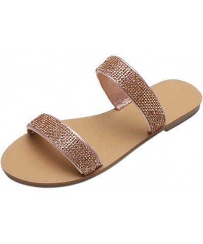 Slippers for Women Wide Width Gibobby 2019 Comfy Platform Sandals Shoes Summer Beach Travel Slipper Flip Flop Z4-gold $14.06 ...