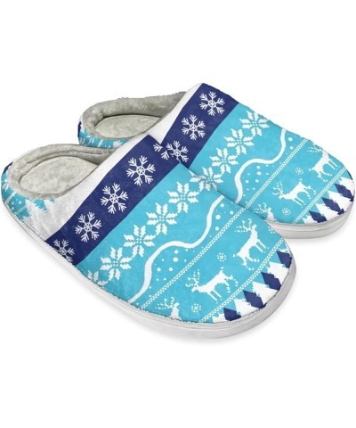 Home Slipper Men's Women's Slippers,Soft Winter Warm Memory Foam Indoor House Slipper Shoes Christmas Decor $17.55 Slippers