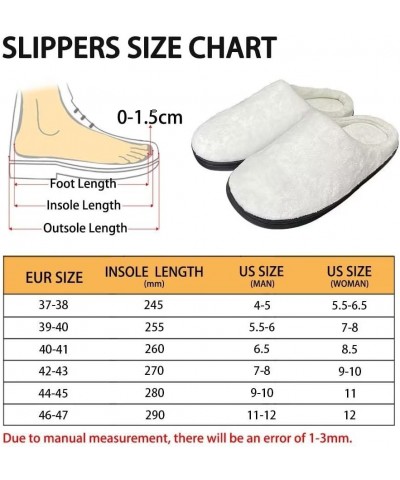 Home Slipper Men's Women's Slippers,Soft Winter Warm Memory Foam Indoor House Slipper Shoes Christmas Decor $17.55 Slippers