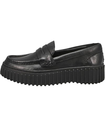 Womens Torhill Penny Black Leather $60.76 Loafers & Slip-Ons