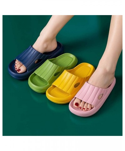 Flop-Women Sliders Mens Flip Flops Non-Slip Girls Shower Bathroom Slide Pool Beach Shoes Couple Water Shoes Summer Slip On Ho...