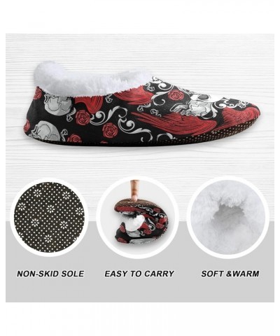 Unisex Fuzzy House Slippers, Warm Fur Lining Shoes, Non-Slip Memory Foam Slippers M-XXL Multi 5 $12.95 Slippers