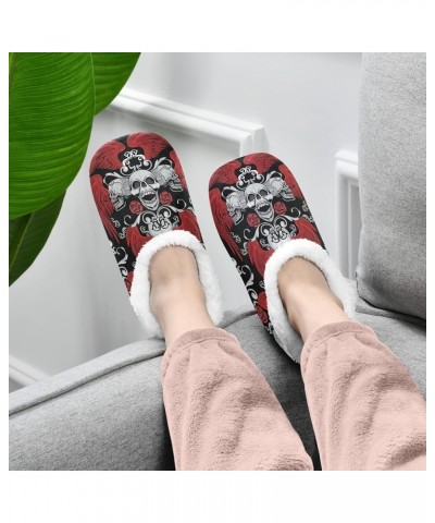 Unisex Fuzzy House Slippers, Warm Fur Lining Shoes, Non-Slip Memory Foam Slippers M-XXL Multi 5 $12.95 Slippers