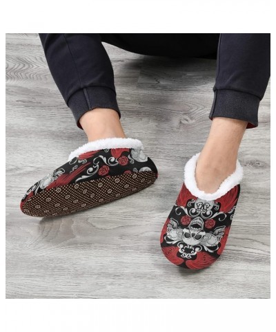 Unisex Fuzzy House Slippers, Warm Fur Lining Shoes, Non-Slip Memory Foam Slippers M-XXL Multi 5 $12.95 Slippers