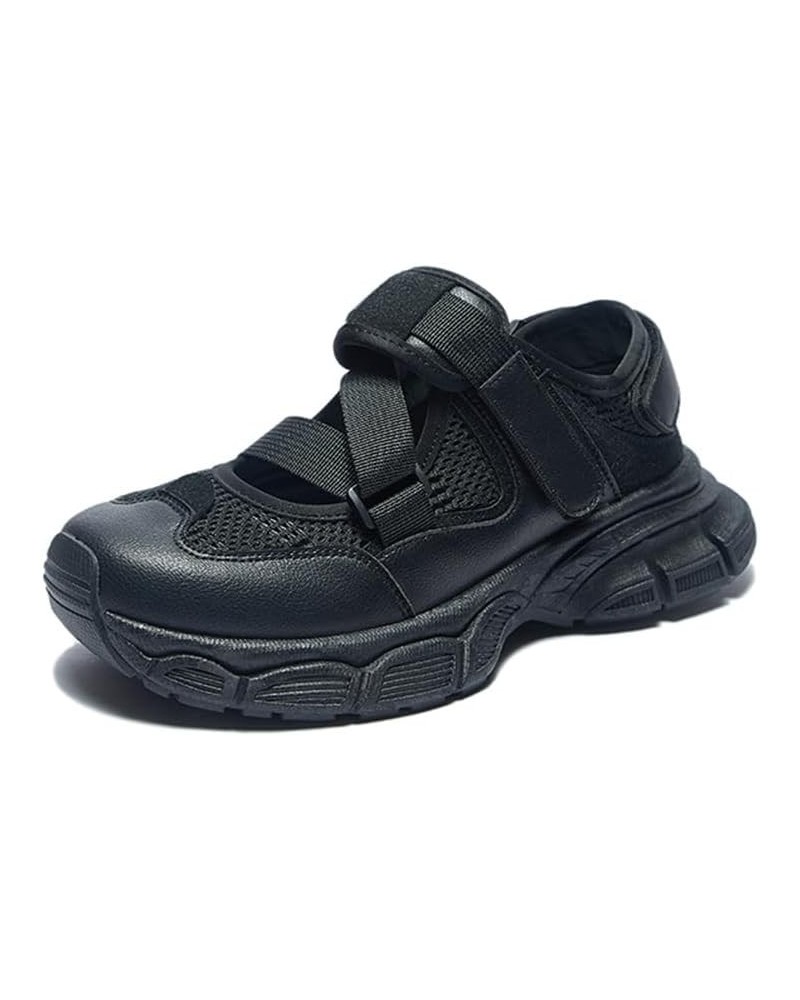 Women's Sport Sandals Closed Toe Walking Sandal Comfortable Hiking Athletic Outdoor Water Shoes Black $16.80 Athletic Shoes