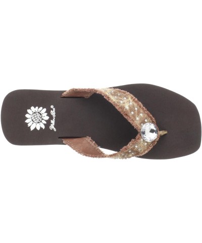 Women's Fold Flip Flop Natural $17.18 Sandals