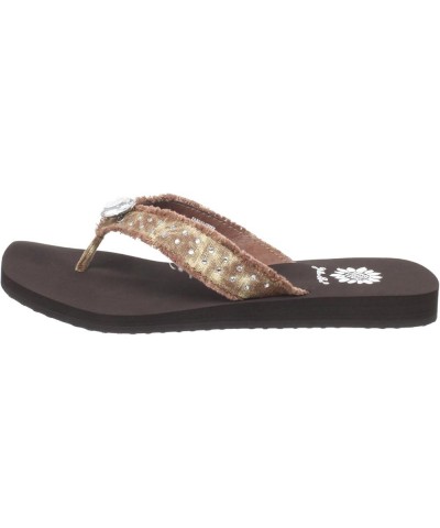 Women's Fold Flip Flop Natural $17.18 Sandals