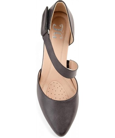 Brinley Co. Womens Tassi Comfort-sole D'orsay Cross-strap Pumps Taupe $32.22 Pumps