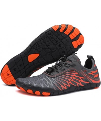 Men's Women's Quick Drying Aqua Water Shoes Boating Fishing Diving with Yoga Water Aerobics Barefoot Shoes Orange $16.58 Outd...