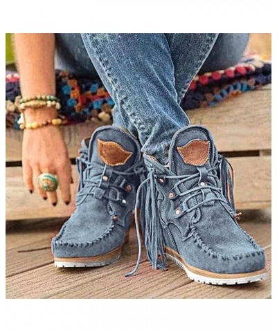 Women Snow Ankle Boots Leather Orthopedic Shoes Women Ankle Boots with Heels Wooden Cowboy Boots Cutouts Red Lace Up Booties ...