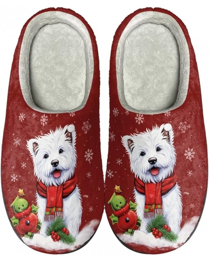 House Slippers for Women Winter Warm Slippers Size 4-12 Christmas Dog $19.24 Slippers