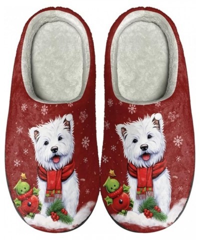 House Slippers for Women Winter Warm Slippers Size 4-12 Christmas Dog $19.24 Slippers