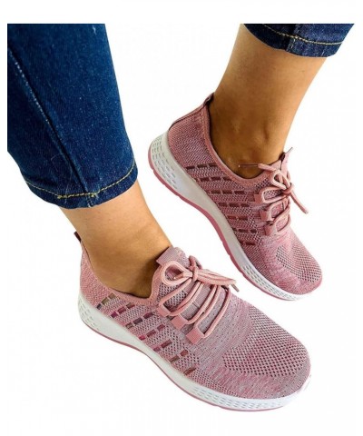 women's hiking shoes Women's Running Walking Shoes Breathable Air Cushion Sneakers zapatos planos de mujer Pink $13.41 Athlet...