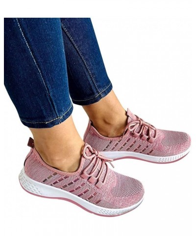 women's hiking shoes Women's Running Walking Shoes Breathable Air Cushion Sneakers zapatos planos de mujer Pink $13.41 Athlet...