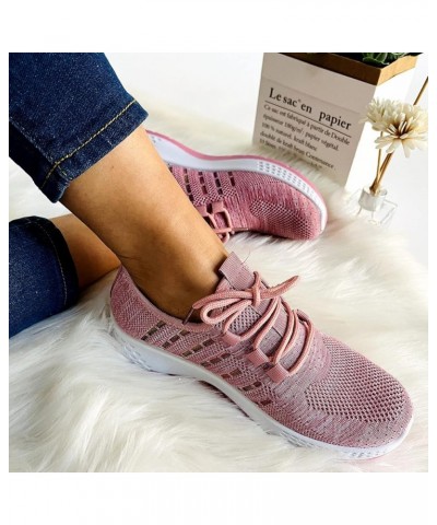 women's hiking shoes Women's Running Walking Shoes Breathable Air Cushion Sneakers zapatos planos de mujer Pink $13.41 Athlet...